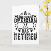 Legendary Optician Retires Kaart (Gele Bloem)