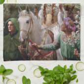 Legendary Queen Guinevere (by John Collier) Theedoek (Gevouwen)