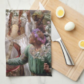 Legendary Queen Guinevere (by John Collier) Theedoek (Quarter Fold)