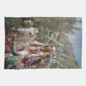 Legendary Queen Guinevere (by John Collier) Theedoek (Horizontaal)