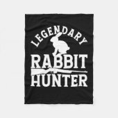 Legendary Rabbit Hunter Fleece Deken (Voorkant)