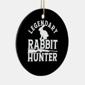 Legendary Rabbit Hunter Keramisch Ornament (Rechts)