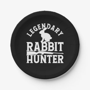 Legendary Rabbit Hunter Papieren Bordje