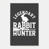 Legendary Rabbit Hunter Post-it® Notes (Voorkant)
