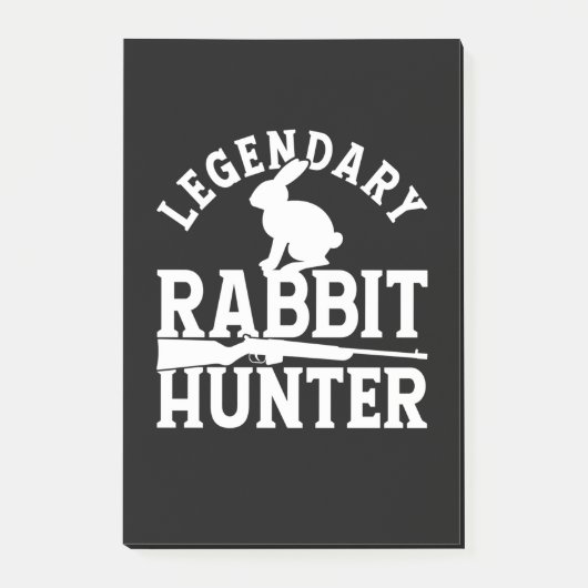 Legendary Rabbit Hunter Post-it® Notes (Voorkant)