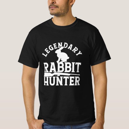 Legendary Rabbit Hunter T-shirt (Voorkant)