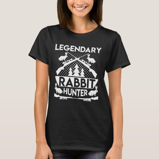 Legendary Rabbit Hunter T-shirt (Voorkant)