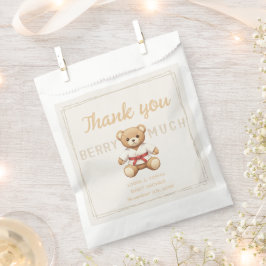 Legendary Red Belt Judo Bear – Baby Shower Bedankzakje