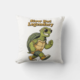 Legendary Retro Turtle Square Comfort Pillow Kussen