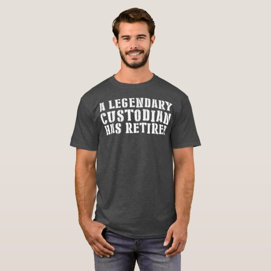 Legendary Revermoeid Custodian Design Unique Gift T-shirt (Voorkant volledig)