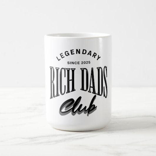 Legendary Rich Dads Club Mug Design  Koffiemok (Center)
