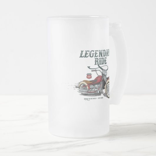 Legendary Ride Matglas Bierpul (Voorkant rechts)