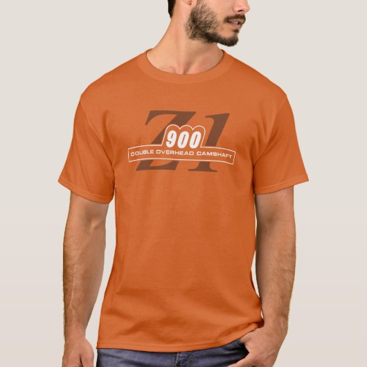 Legendary Rootbeer en Sinaasappel Z1 900 T-shirt (Voorkant)