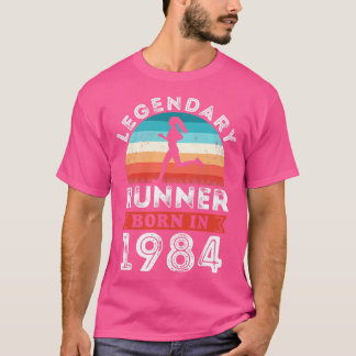 Legendary Runner geboren 1984 40ste verjaardag ges T-shirt