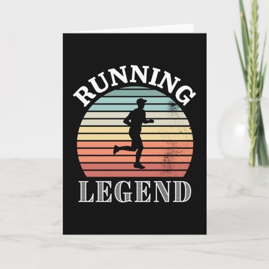 Legendary Running Grappige Hardloop Geschenk Kaart (Voorkant)