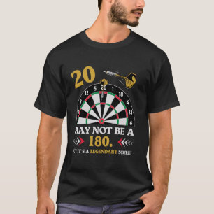 Legendary Score Grappige 20 jaar verjaardag Dart T-shirt