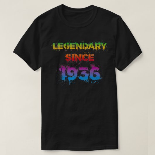 Legendary since 1936 85 t-shirt (Design voorkant)