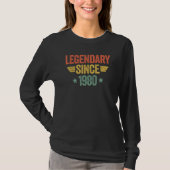 Legendary Since 1980 T-shirt (Voorkant)