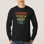 Legendary Since August 1990 T-shirt (Voorkant)