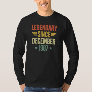 Legendary Since December 1987 T-shirt