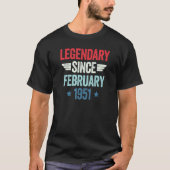 Legendary Since February 1951_1 T-shirt (Voorkant)