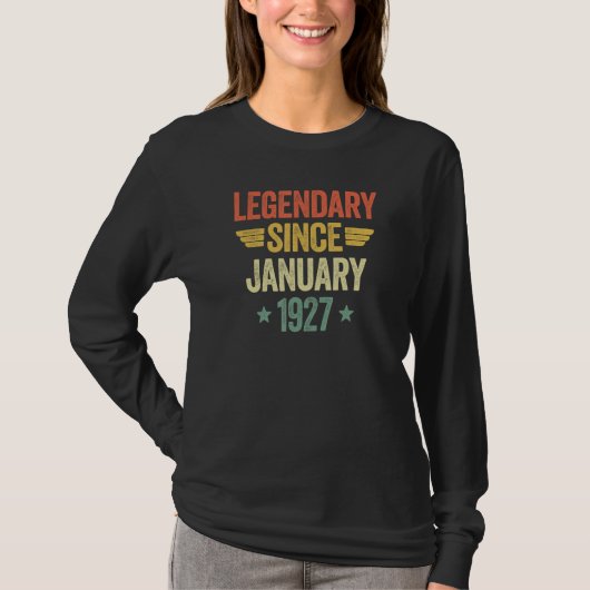 Legendary Since January 1927 T-shirt (Voorkant)