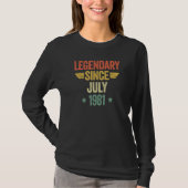 Legendary Since July 1981 T-shirt (Voorkant)