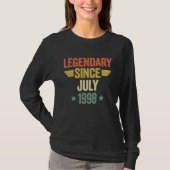 Legendary Since July 1998 T-shirt (Voorkant)