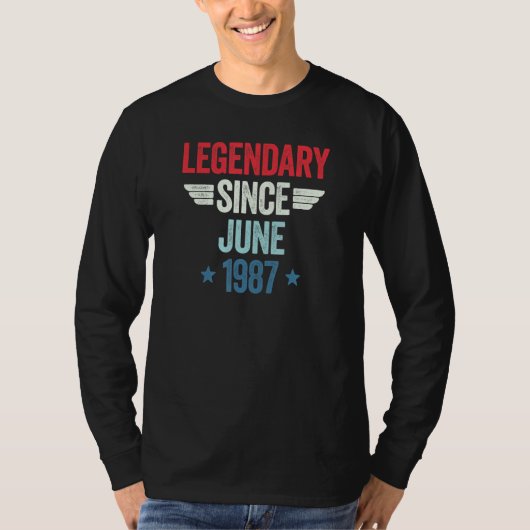 Legendary Since June 1987_1 T-shirt (Voorkant)