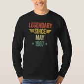 Legendary Since May 1987 T-shirt (Voorkant)