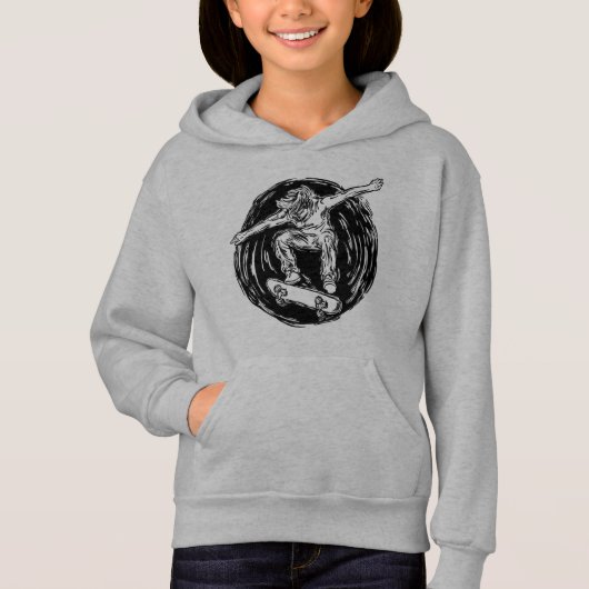 Legendary Skater Doing Mid-Air Skateboarden (Voorkant)