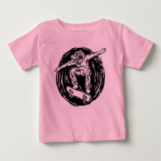 Legendary Skater Doing Mid-Air Skateboarden (Voorkant)