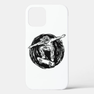 Legendary Skater Doing Mid-Air Skateboarden Case-Mate iPhone Case