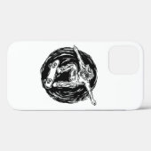 Legendary Skater Doing Mid-Air Skateboarden Case-Mate iPhone Case (Achterkant (horizontaal))