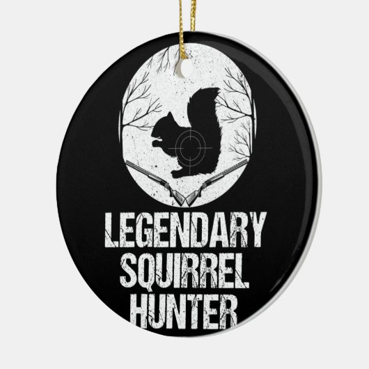 Legendary Squirrel Hunter Keramisch Ornament (Links)