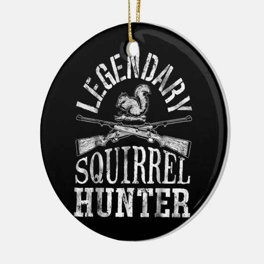 Legendary squirrel hunter Keramisch sierlijk Keramisch Ornament (Links)