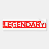 Legendary Stamp Bumpersticker (Voorkant)