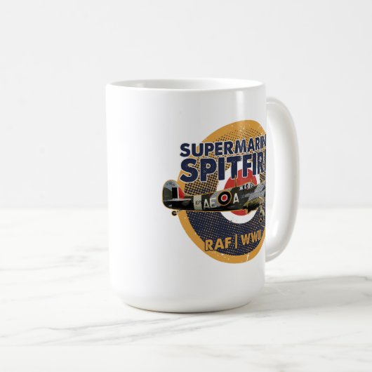 Legendary Supermarine Aircraft Koffiemok (Voorkant rechts)