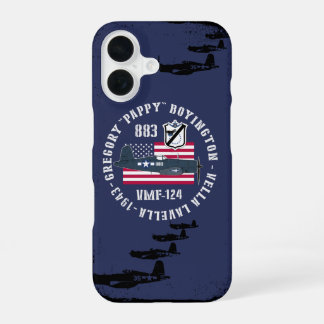 Legendary US Fighters of World War II iPhone 16 Hoesje
