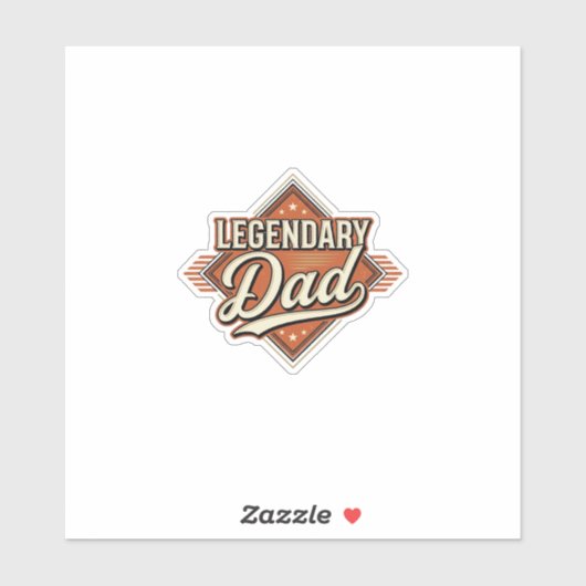 Legendary Vader Vintage Gravure Shirt Ontwerp (2)_ Sticker (Vel)
