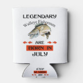 Legendary Walleye Fishermen is in juli geboren Blikjeskoeler (Achterkant)