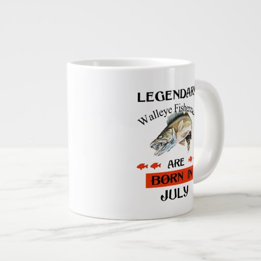 Legendary Walleye Fishermen is in juli geboren Grote Koffiekop (Voorkant rechts)