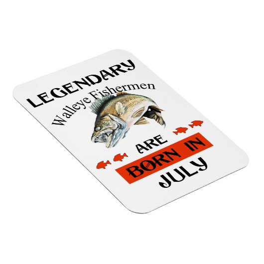 Legendary Walleye Fishermen is in juli geboren Magneet (Rechterzijde)