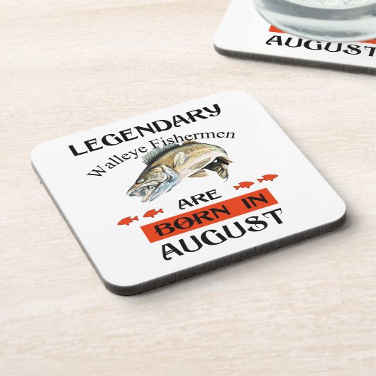 Legendary Walleye Fishermen wordt in augustus gebo Bier Onderzetter (Linkerzijde)