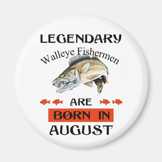Legendary Walleye Fishermen wordt in augustus gebo Magneet (Voorkant)