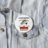 Legendary Walleye Fishermen wordt in augustus gebo Ronde Button 7,6 Cm (In situ)