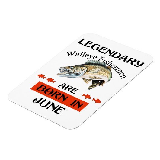 Legendary Walleye Fishermen wordt in juni geboren Magneet (Linkerzijde)
