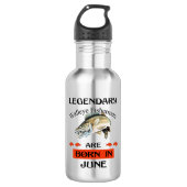 Legendary Walleye Fishermen wordt in juni geboren Waterfles (Voorkant)