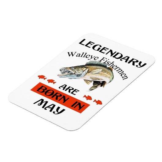 Legendary Walleye Fishermen wordt in mei geboren Magneet (Linkerzijde)