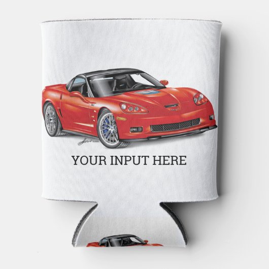 LEGENDARY ZR-1 AUTOMOBILE ART CAN COOLER (Voorkant)